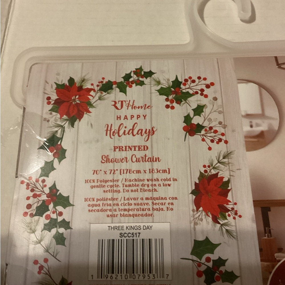 Three Kings Day Shower Curtain NWT Feliz dia de Reyes - Picture 3 of 5